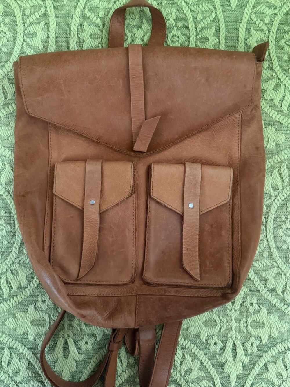 Raven + Lily Leather Backpack